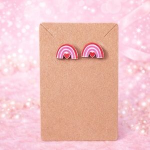 Pink Rainbow Earrings